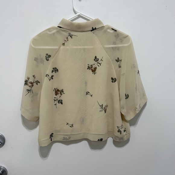 Wilfred cream floral blouse - size small - Picture 2 of 3